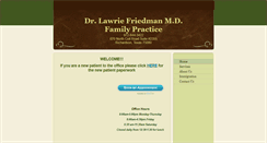 Desktop Screenshot of lawriefriedmanmd.com